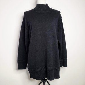 Anthropologie Five button Shoulder Sweater S